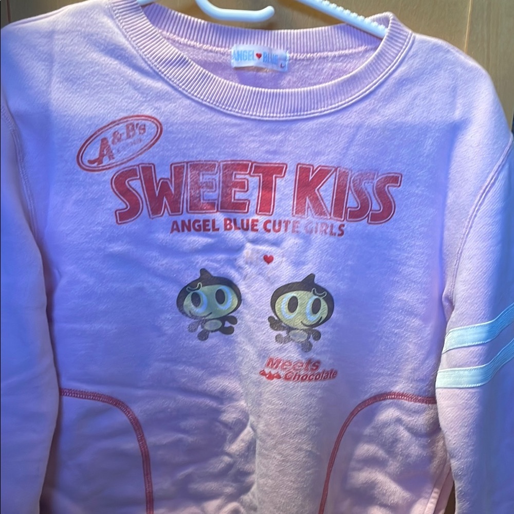 Sweet Kiss Pink Sweatshirt 160cm